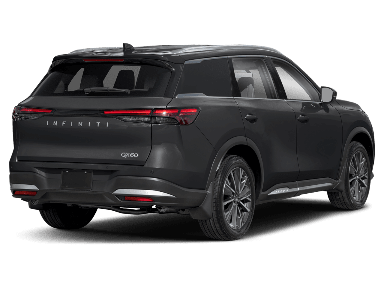 2027 INFINITI QX60 LUXE - Rear 3/4, facing to the right