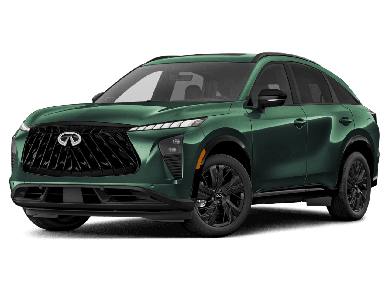 2027 INFINITI QX65 SPORT - Front 3/4, facing to the left