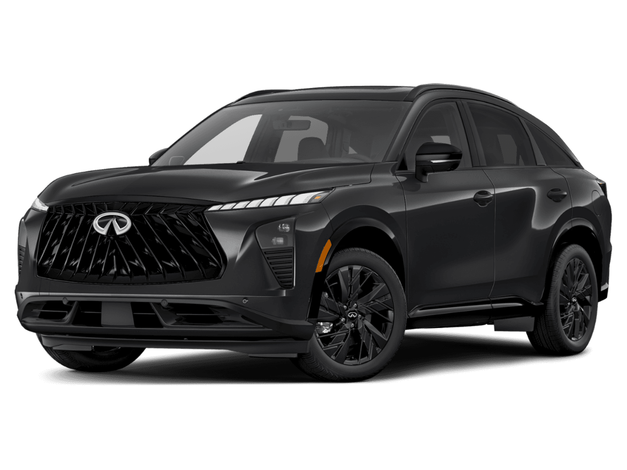 2027 INFINITI QX65 SPORT - Front 3/4, facing to the left