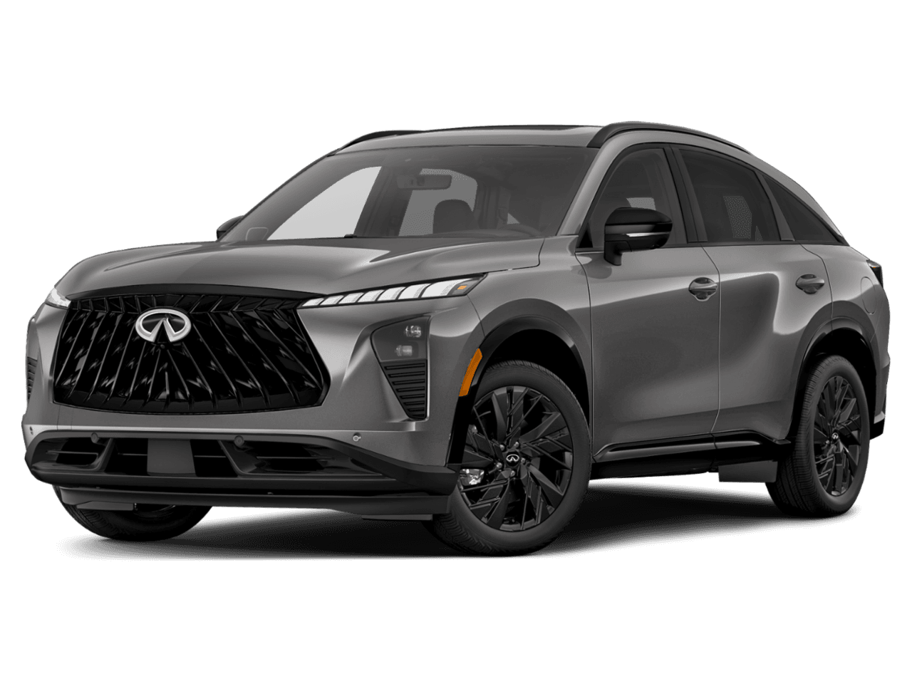 2027 INFINITI QX65 SPORT - Front 3/4, facing to the left