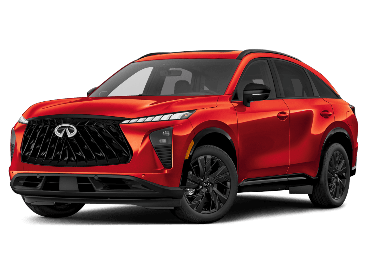 2027 INFINITI QX65 SPORT - Front 3/4, facing to the left