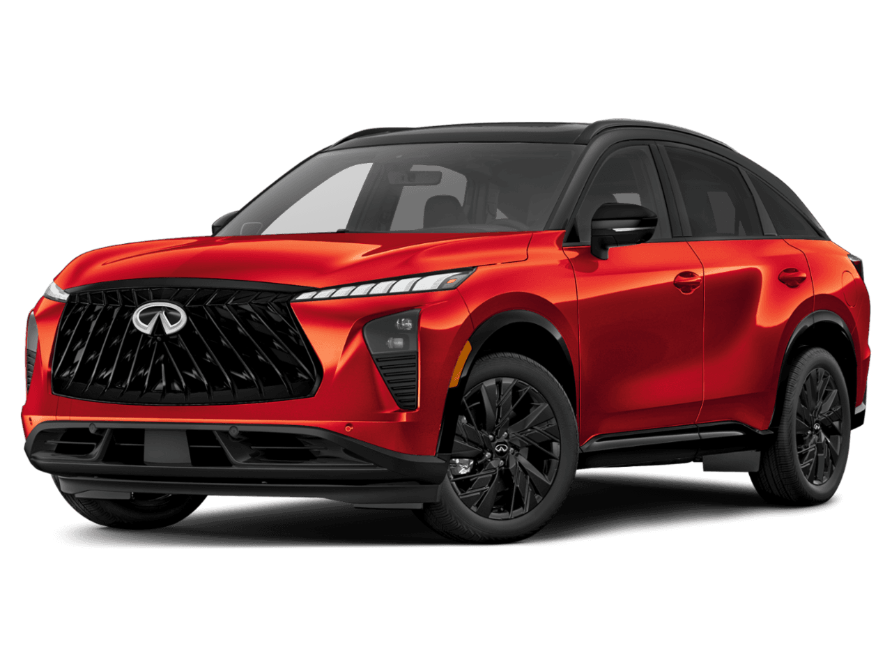 2027 INFINITI QX65 SPORT - Front 3/4, facing to the left