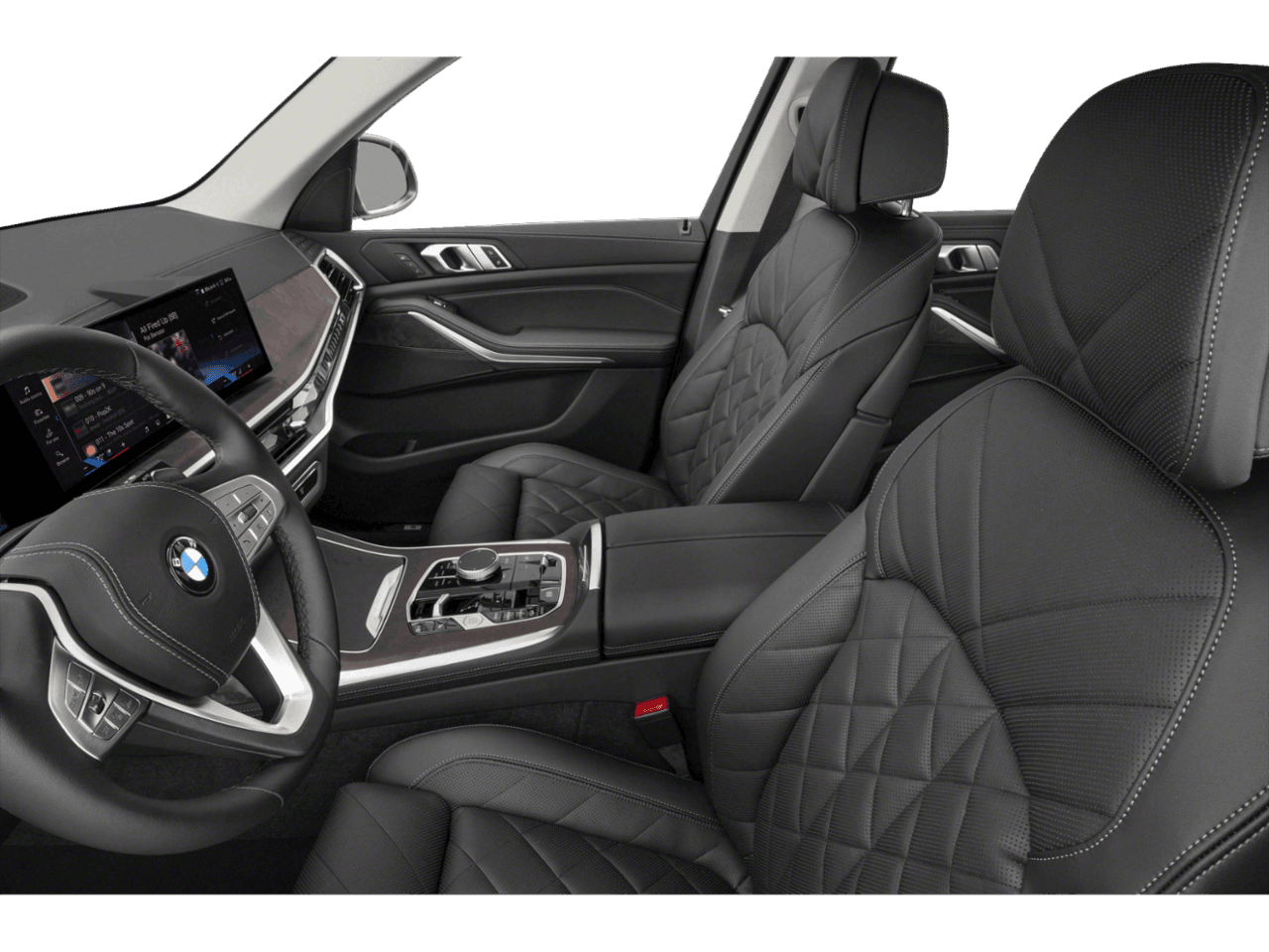 2027 BMW X7 xDrive40i - Interior Driver's Side with Door Open, Front Seat Feature