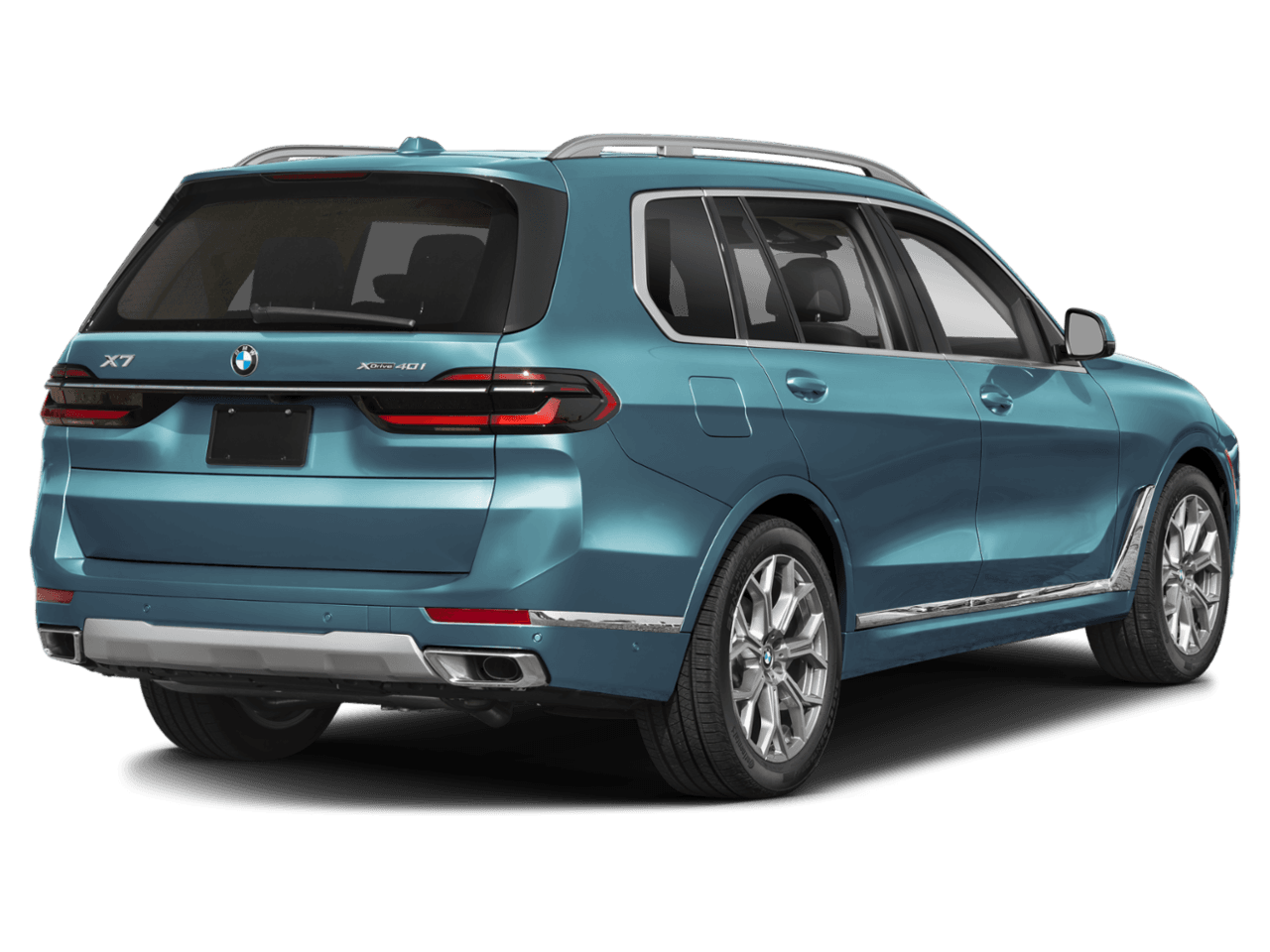 2027 BMW X7 xDrive40i - Rear 3/4, facing to the right