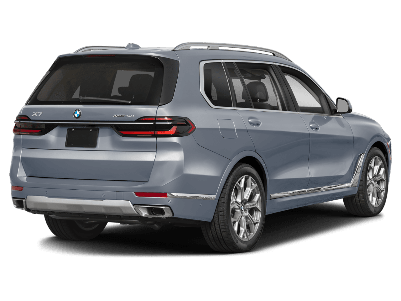 2027 BMW X7 xDrive40i - Rear 3/4, facing to the right