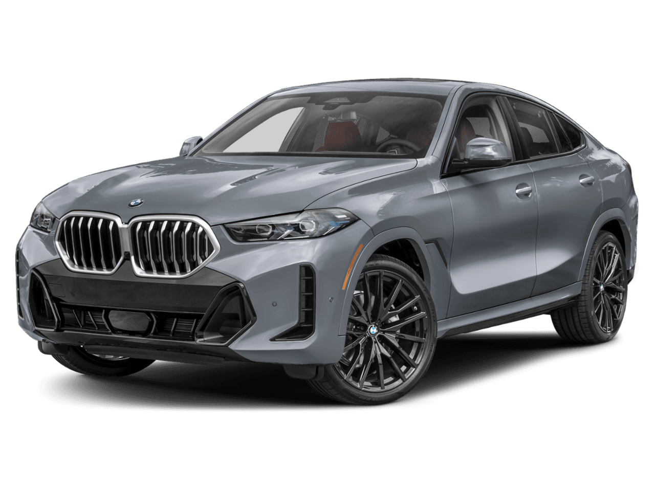 2027 BMW X6 M60i - Front 3/4, facing to the left