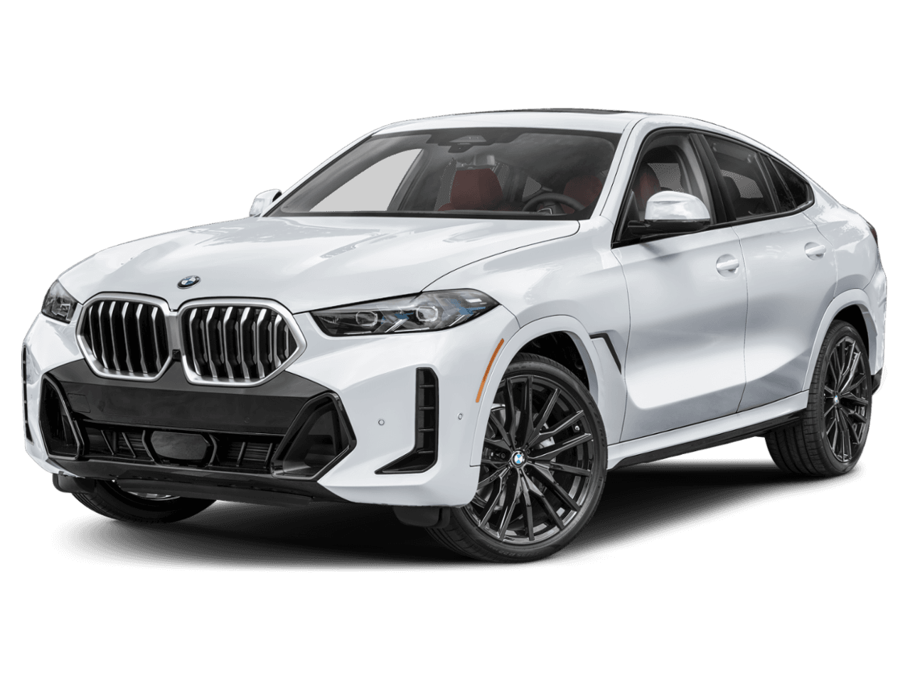 2027 BMW X6 M60i - Front 3/4, facing to the left