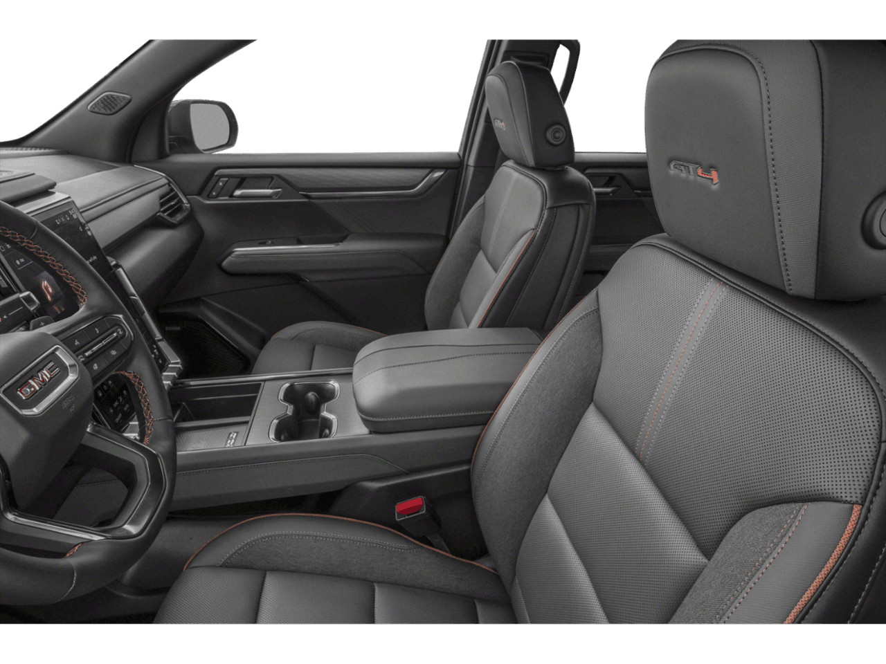 2027 GMC Acadia AWD - Interior Driver's Side with Door Open, Front Seat Feature