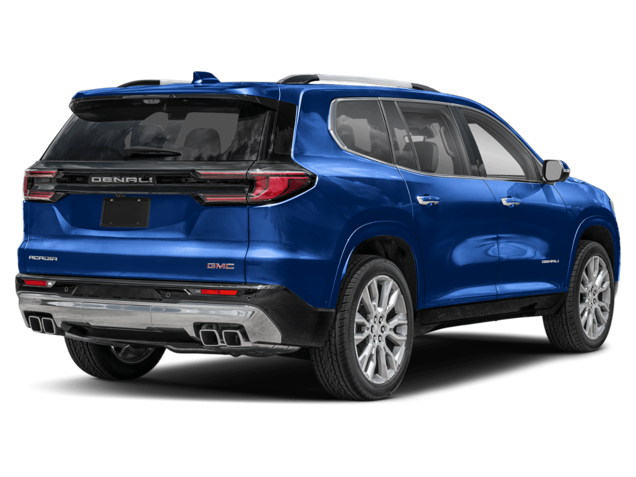 2027 GMC Acadia AWD - Rear 3/4, facing to the right