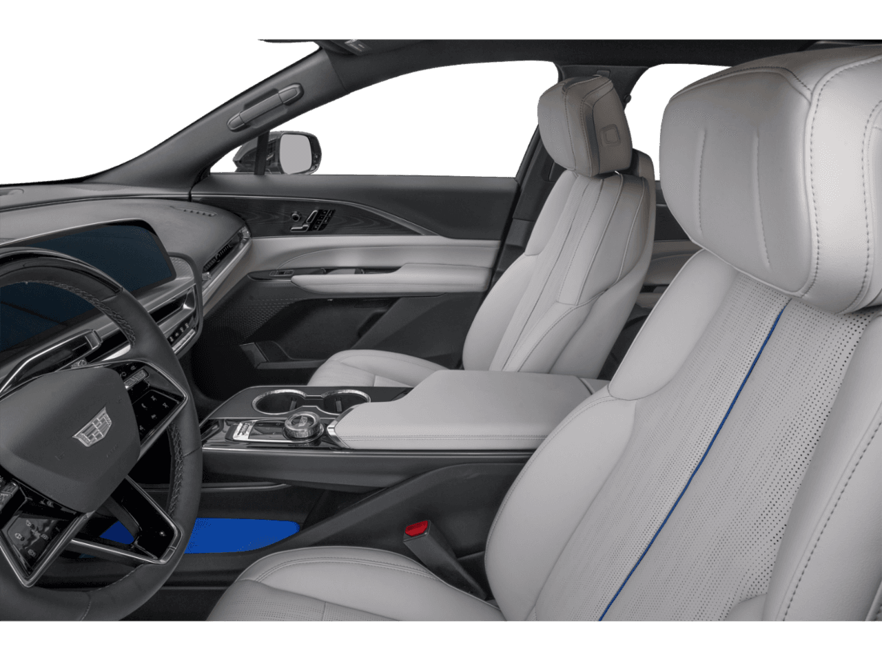 2027 Cadillac LYRIQ Signature Sport - Interior Driver's Side with Door Open, Front Seat Feature