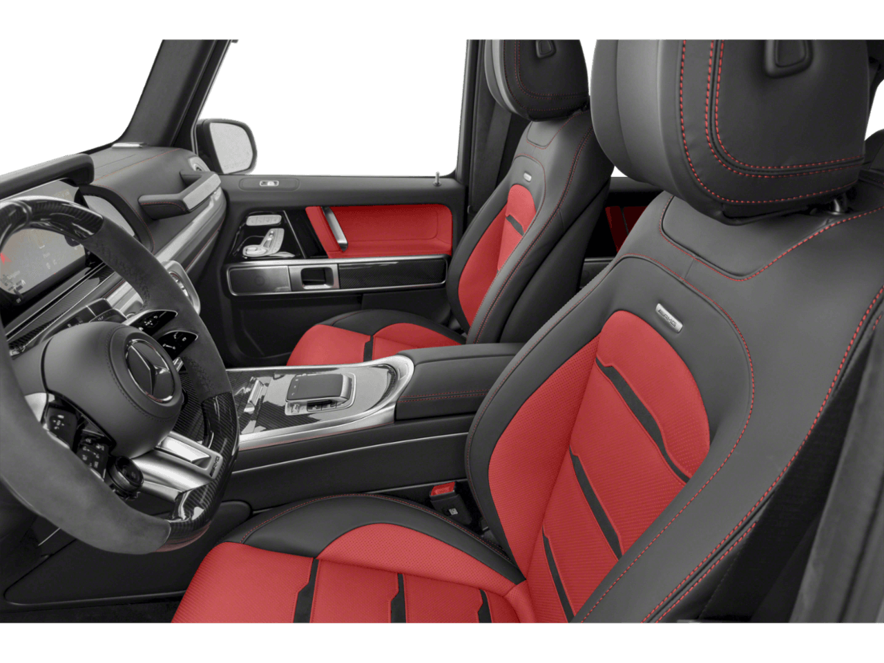 2027 Mercedes-Benz G-Class AMG G 63 - Interior Driver's Side with Door Open, Front Seat Feature