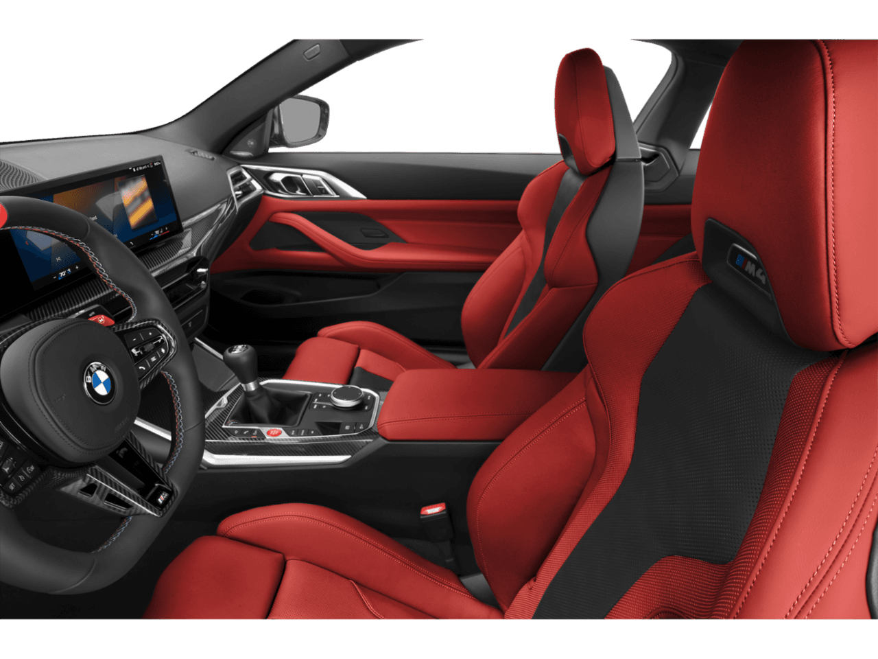 2027 BMW M4  - Interior Driver's Side with Door Open, Front Seat Feature