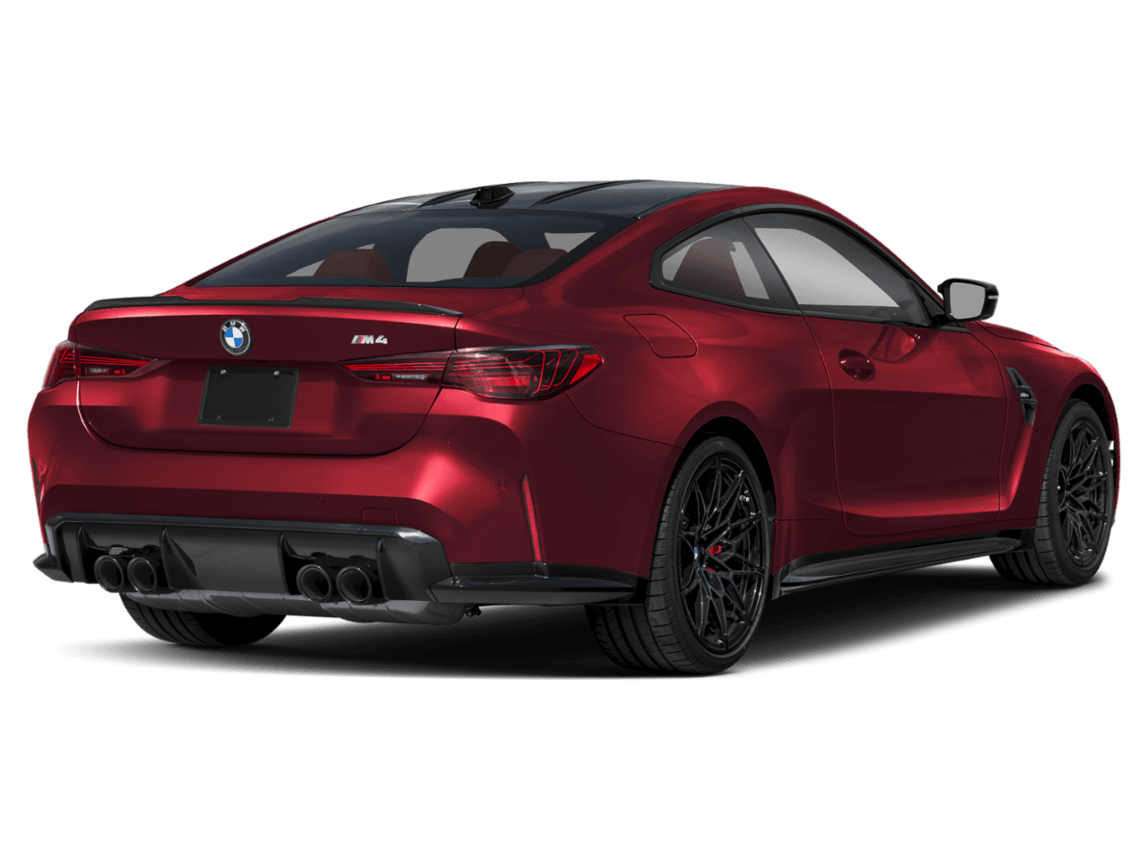 2027 BMW M4  - Rear 3/4, facing to the right