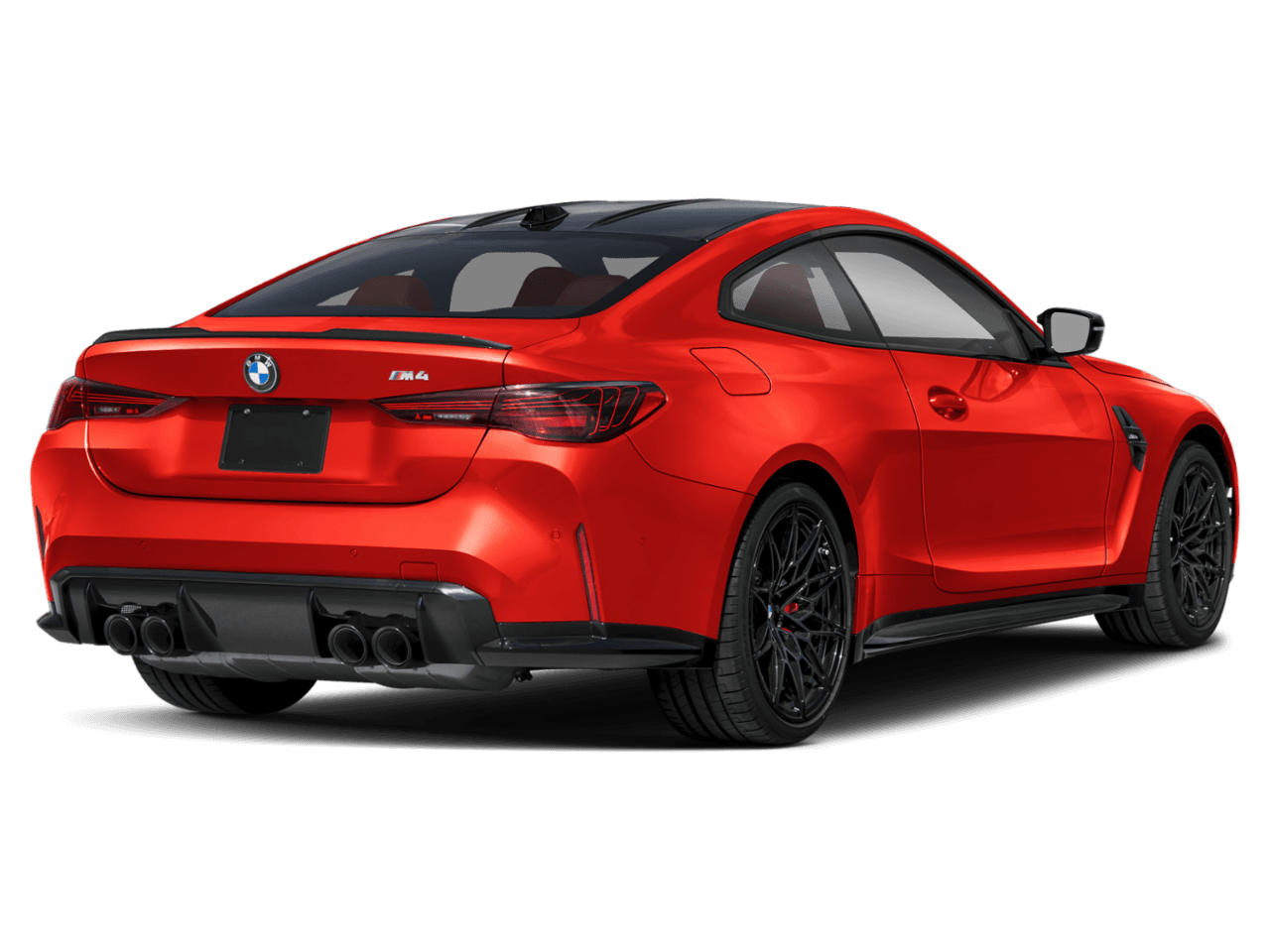 2027 BMW M4  - Rear 3/4, facing to the right