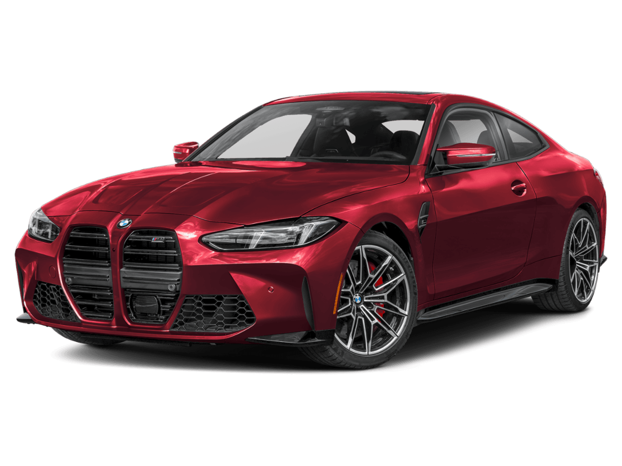 2027 BMW M4 Competition - Front 3/4, facing to the left