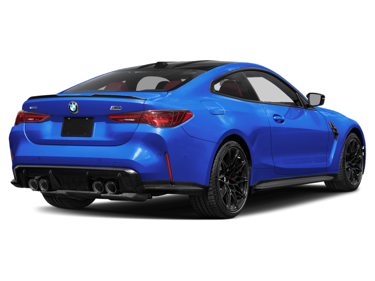 2027 BMW M4 Competition - Rear 3/4, facing to the right