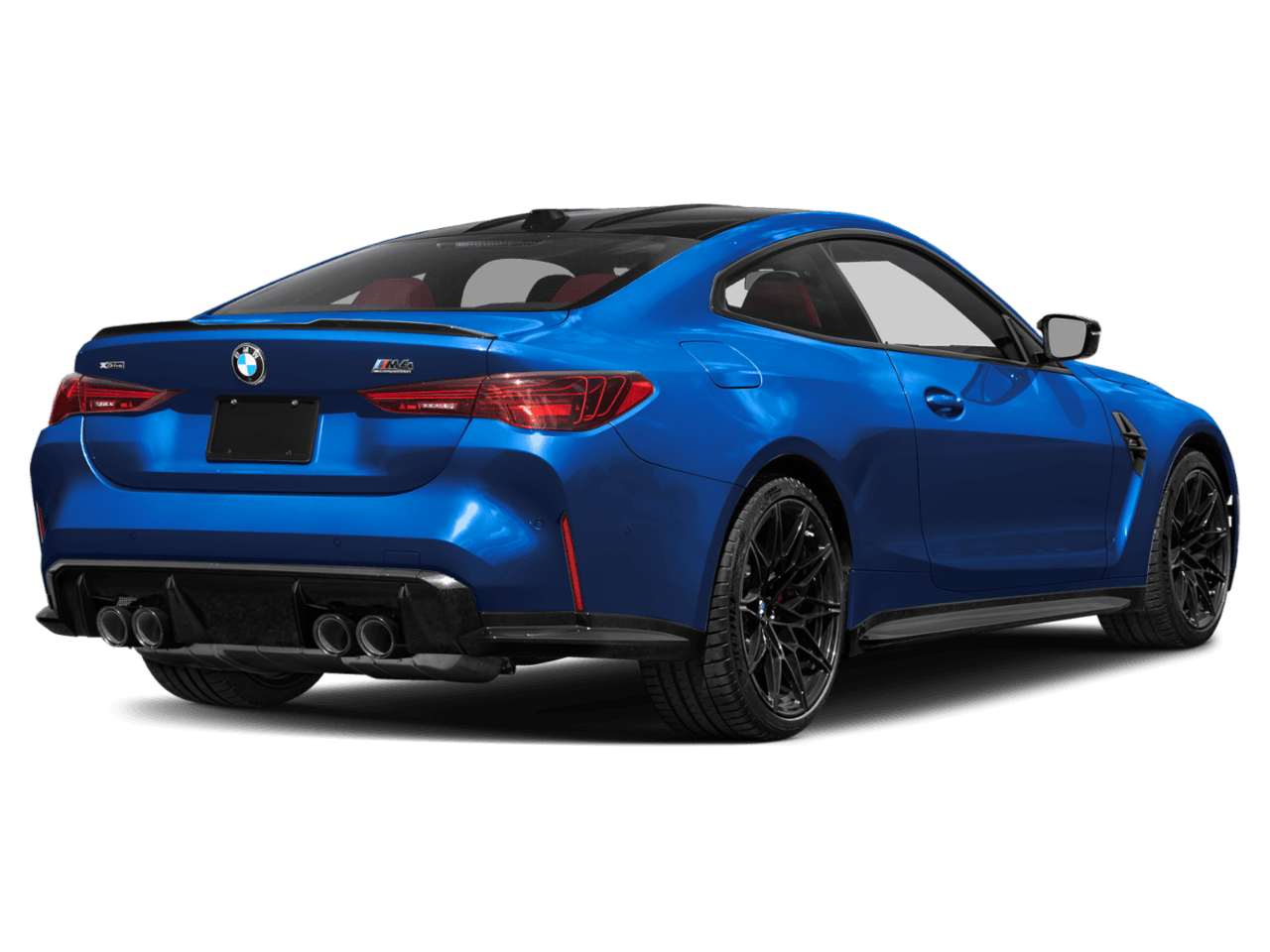 2027 BMW M4 Competition - Rear 3/4, facing to the right