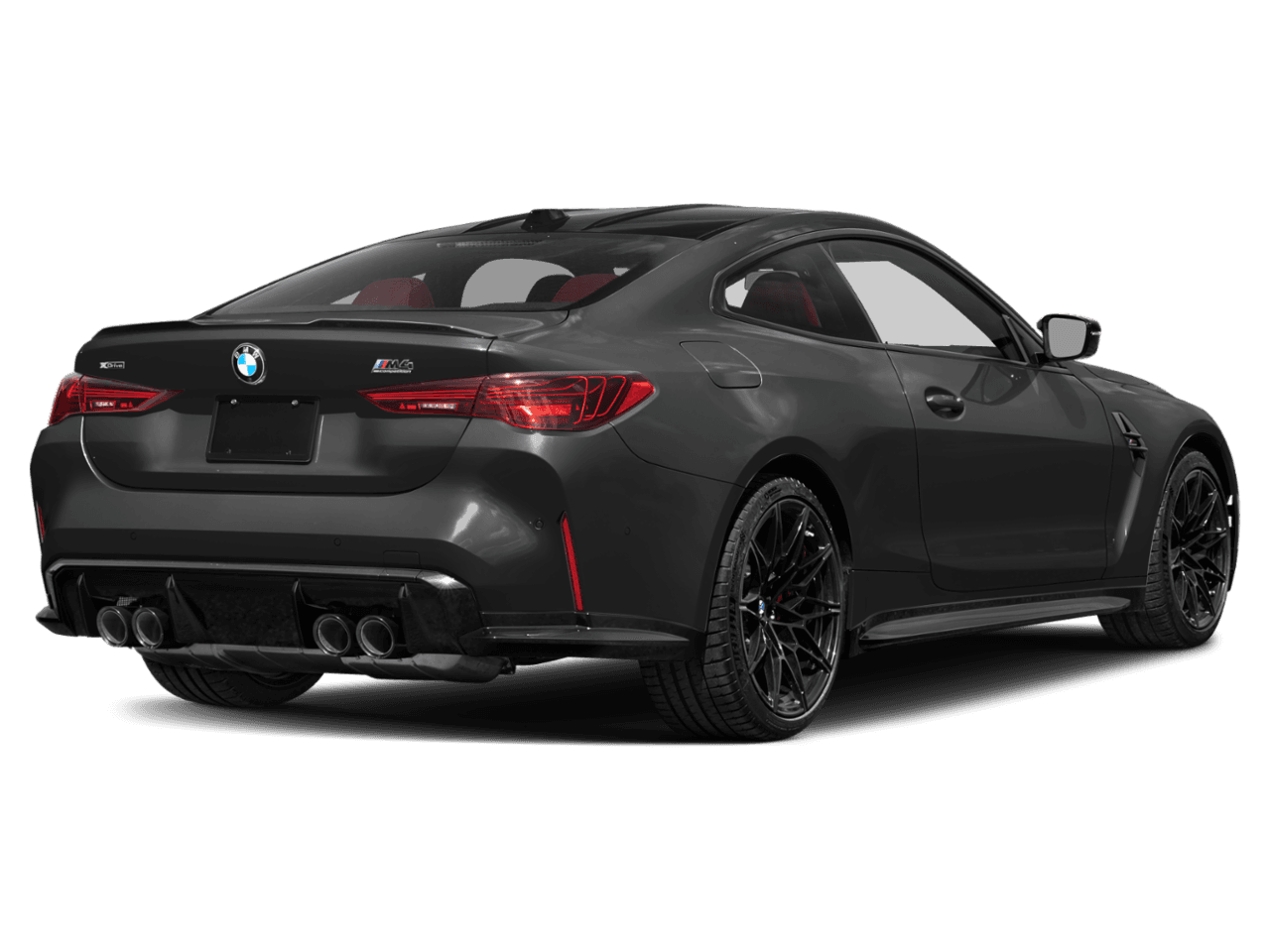 2027 BMW M4 Competition - Rear 3/4, facing to the right