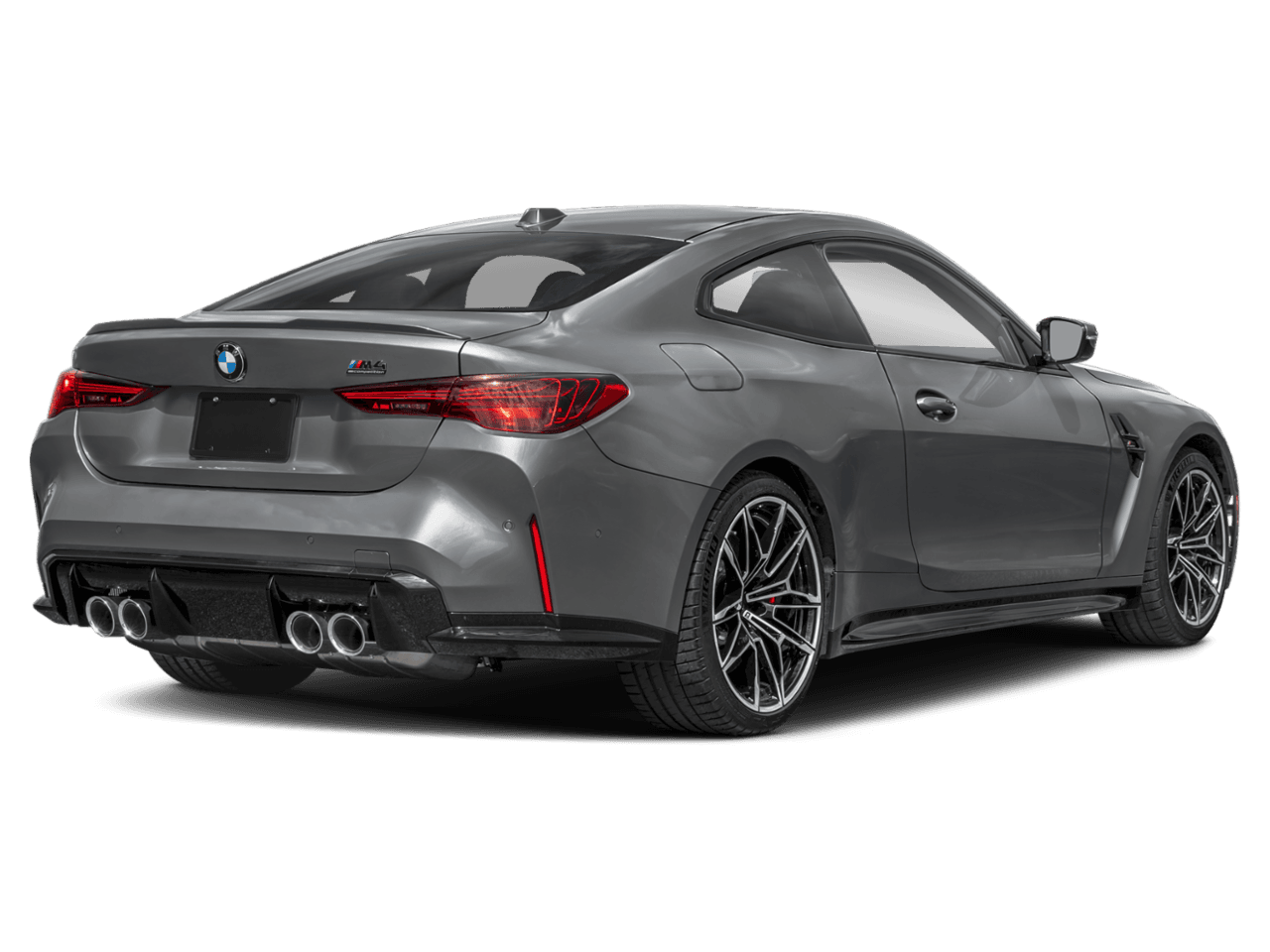 2027 BMW M4 Competition - Rear 3/4, facing to the right