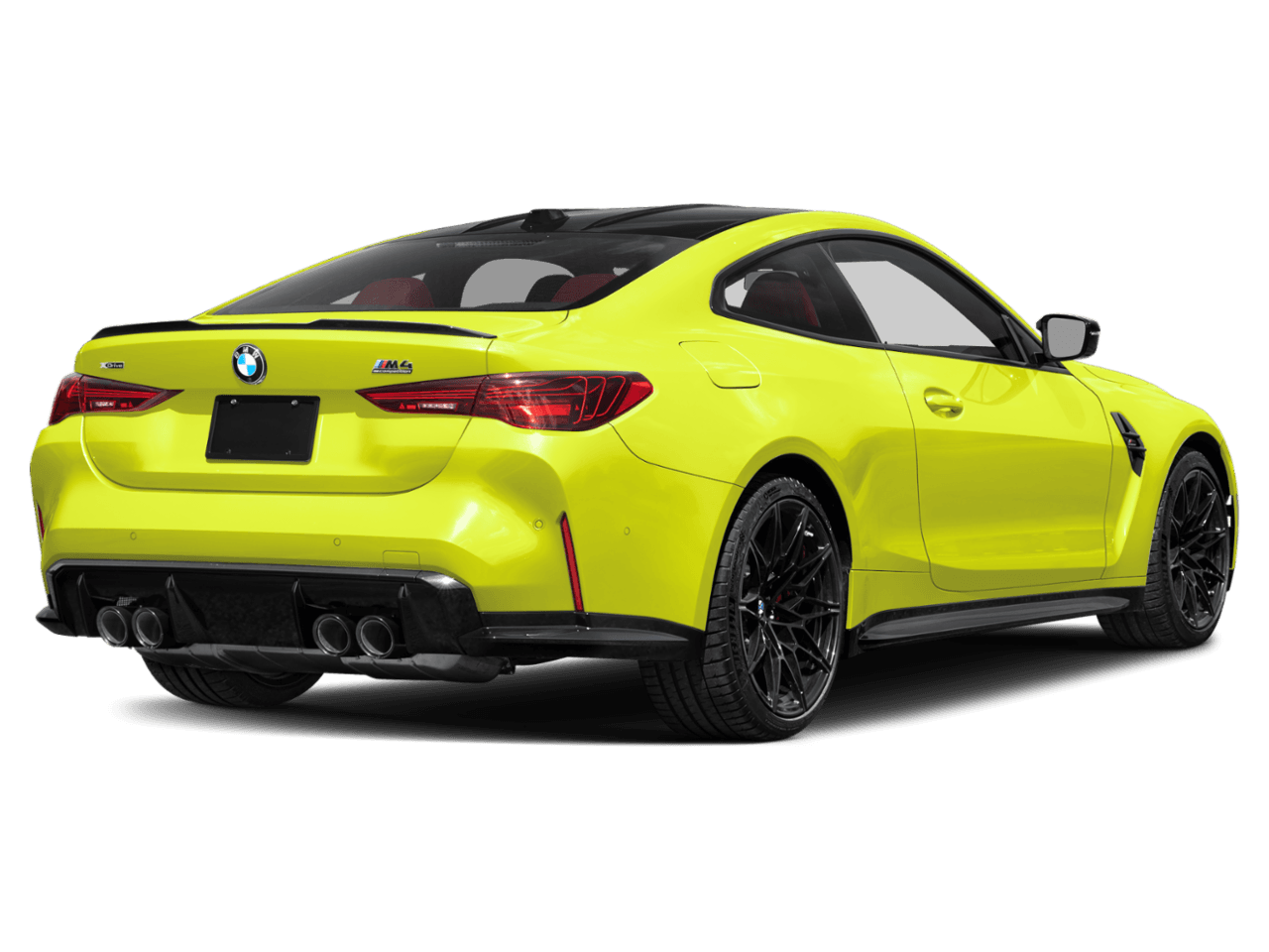 2027 BMW M4 Competition - Rear 3/4, facing to the right