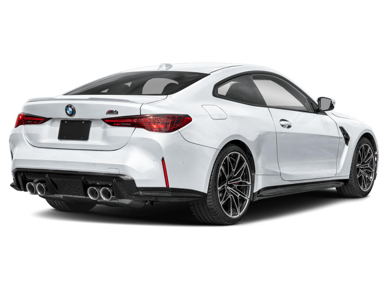 2027 BMW M4 Competition - Rear 3/4, facing to the right
