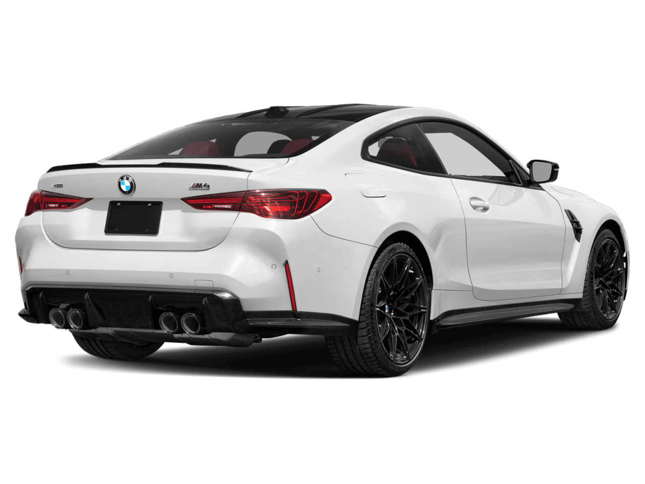 2027 BMW M4 Competition - Rear 3/4, facing to the right