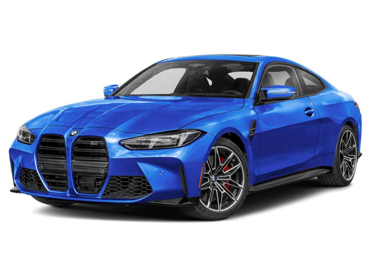 2027 BMW M4 Competition xDrive - Front 3/4, facing to the left
