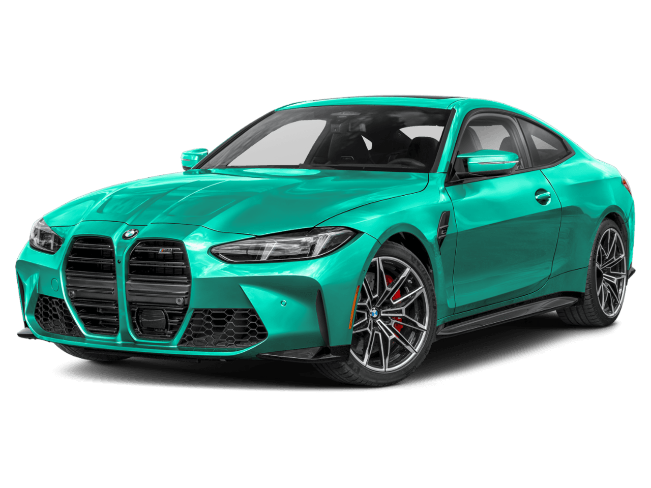 2027 BMW M4 Competition xDrive - Front 3/4, facing to the left