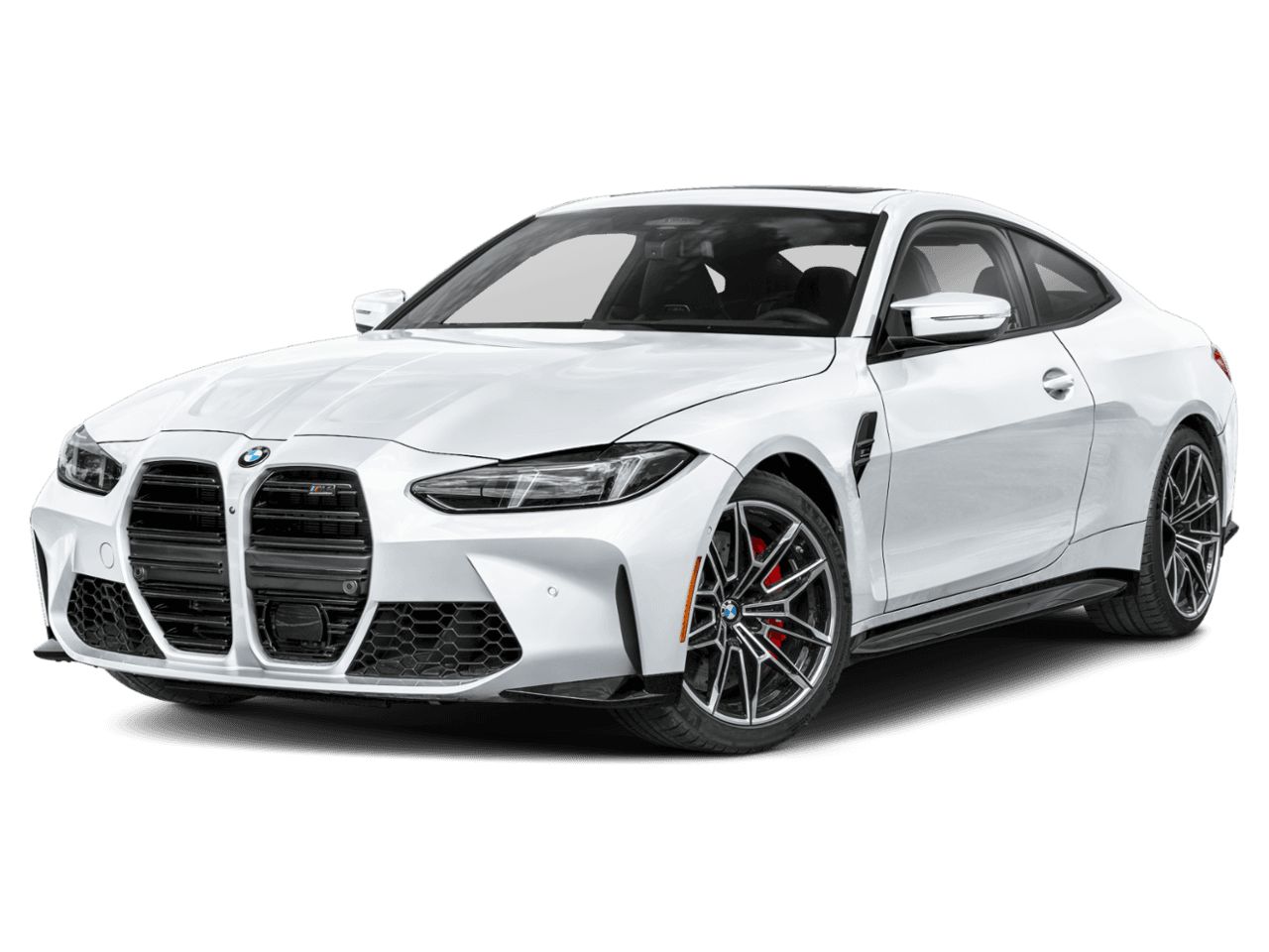 2027 BMW M4 Competition xDrive - Front 3/4, facing to the left