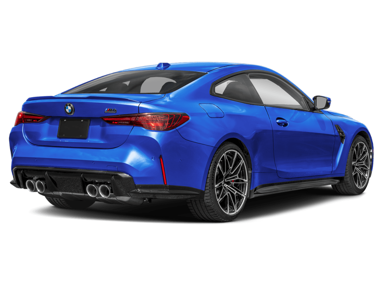 2027 BMW M4 Competition xDrive - Rear 3/4, facing to the right