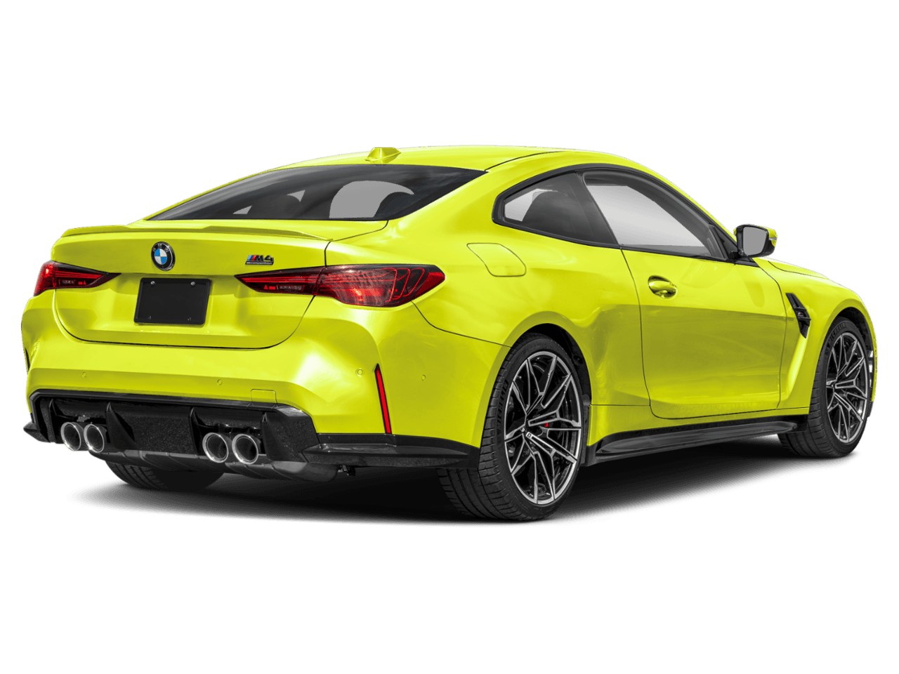 2027 BMW M4 Competition xDrive - Rear 3/4, facing to the right