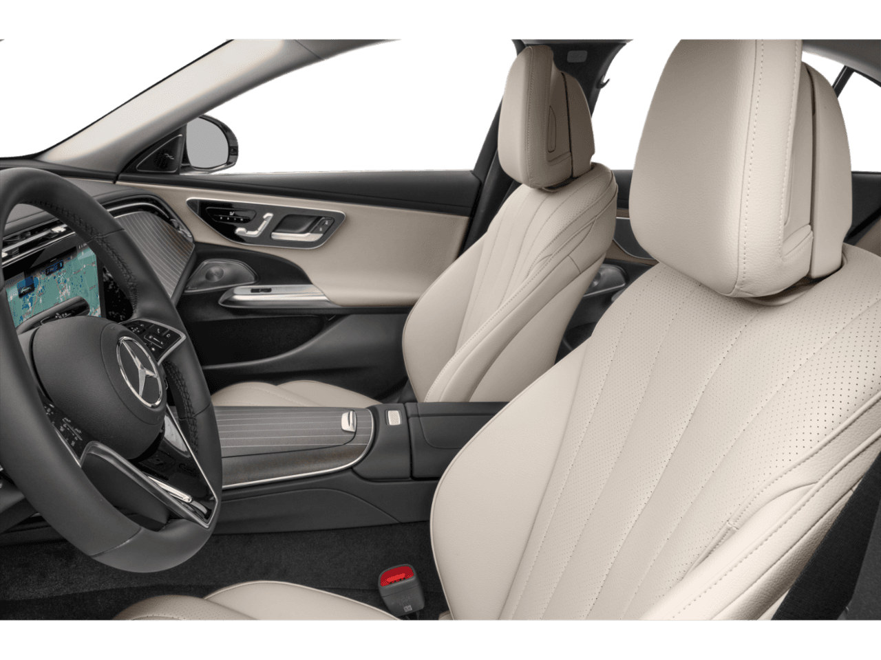 2027 Mercedes-Benz E-Class E 450 - Interior Driver's Side with Door Open, Front Seat Feature