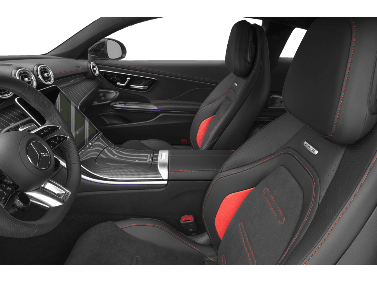 2027 Mercedes-Benz CLE AMG CLE 53 - Interior Driver's Side with Door Open, Front Seat Feature