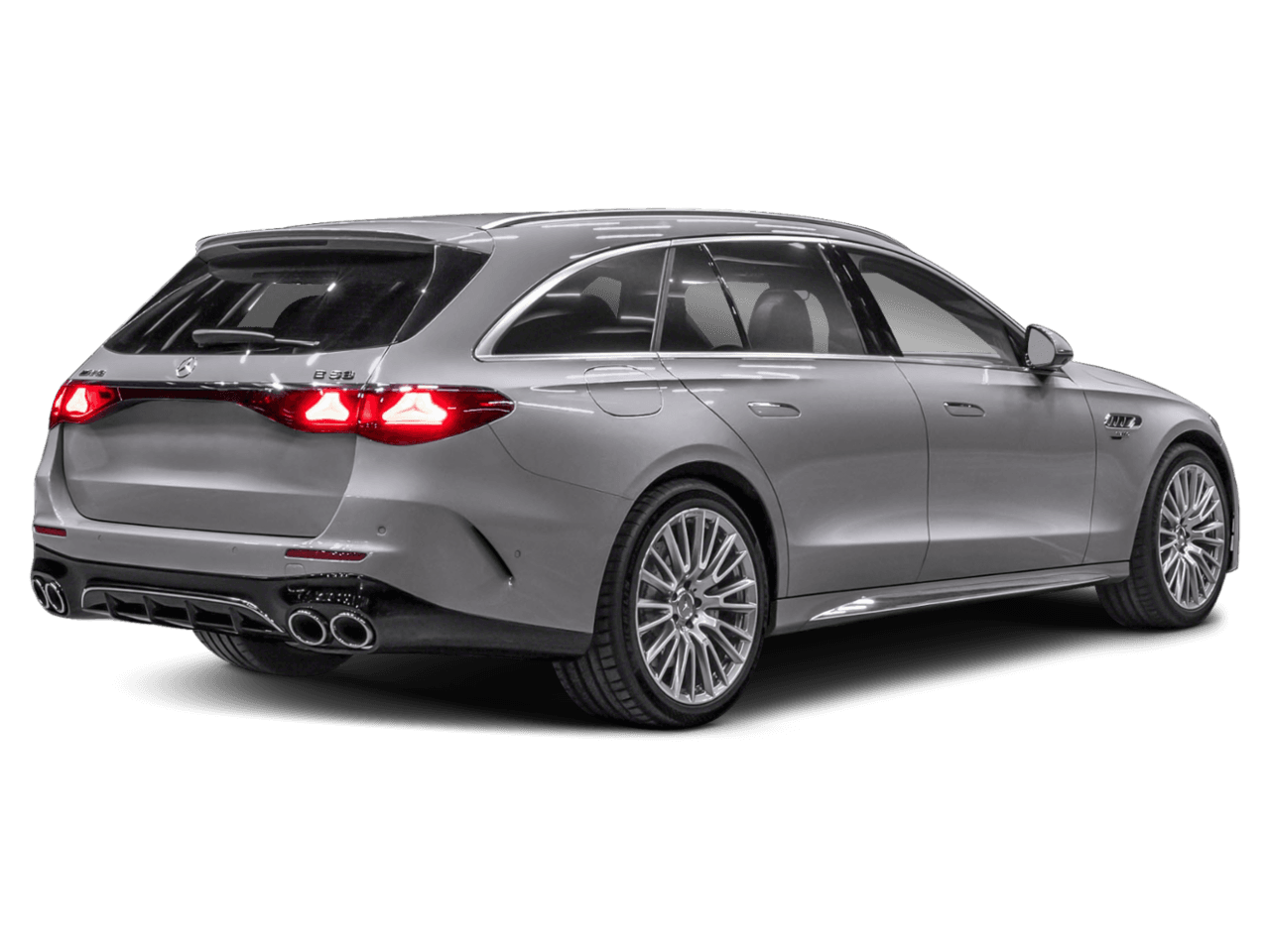 2027 Mercedes-Benz E-Class AMG E 53 E - Rear 3/4, facing to the right