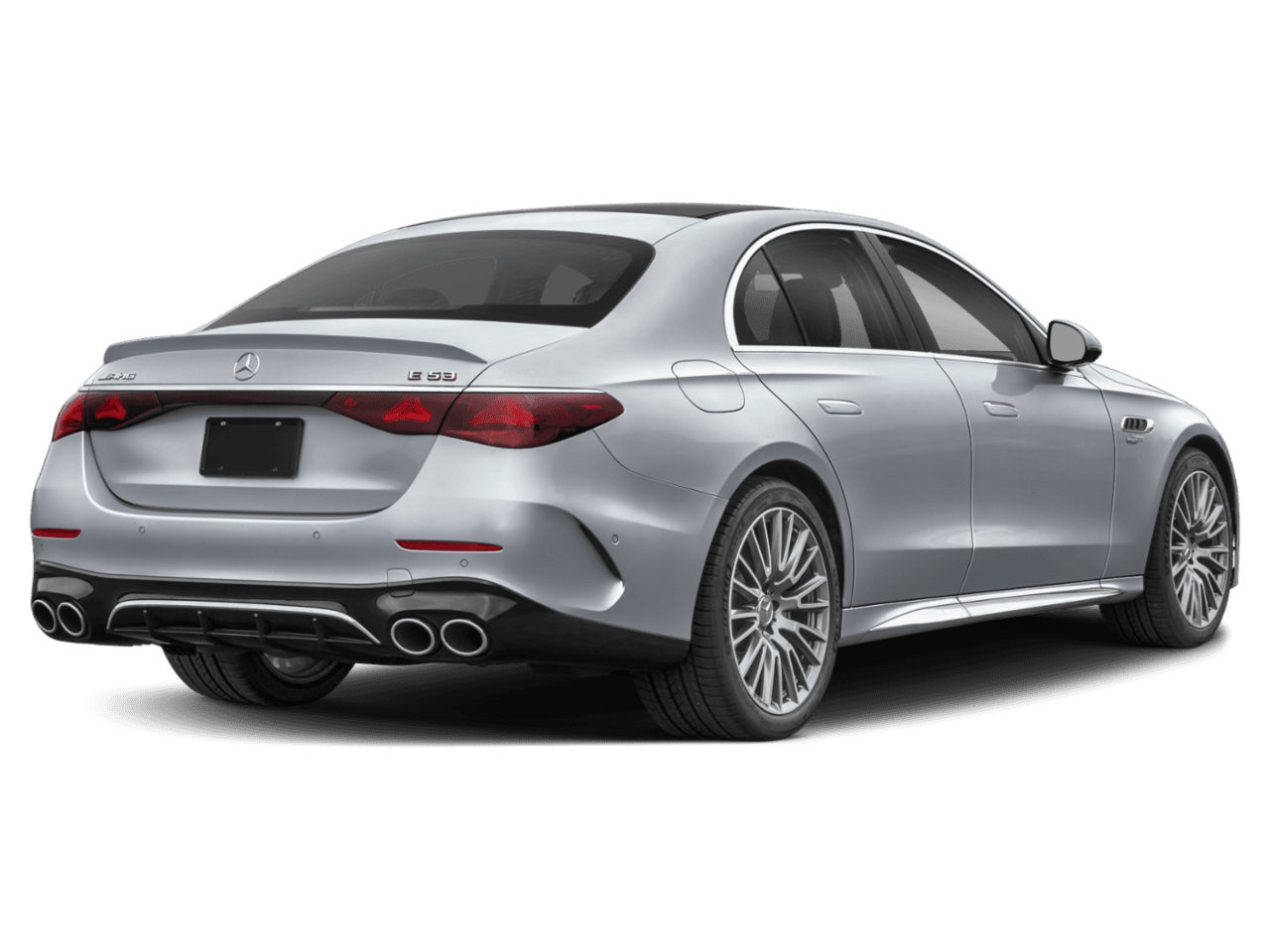 2027 Mercedes-Benz E-Class AMG E 53 E - Rear 3/4, facing to the right