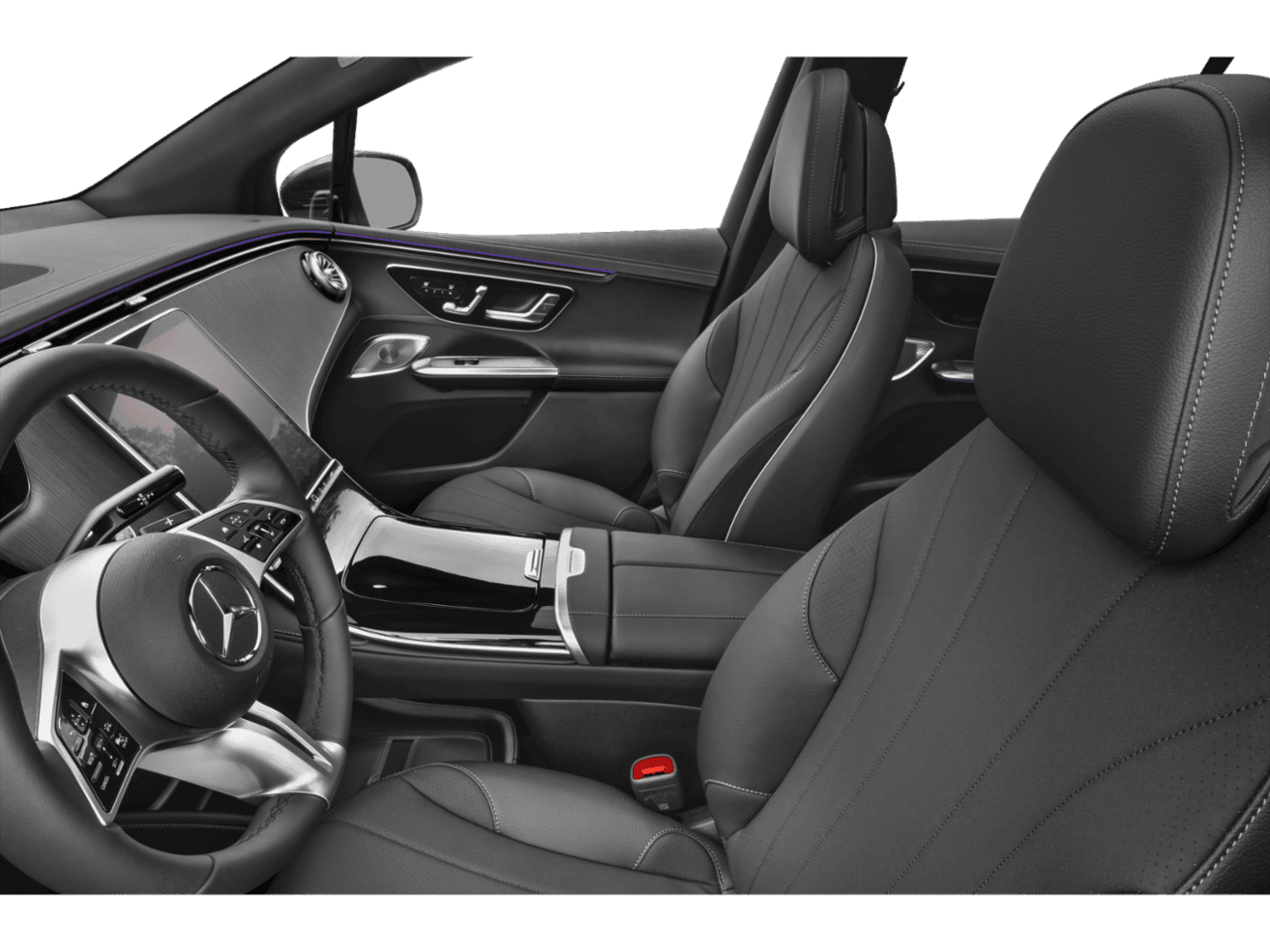 2027 Mercedes-Benz EQE EQE 320+ - Interior Driver's Side with Door Open, Front Seat Feature