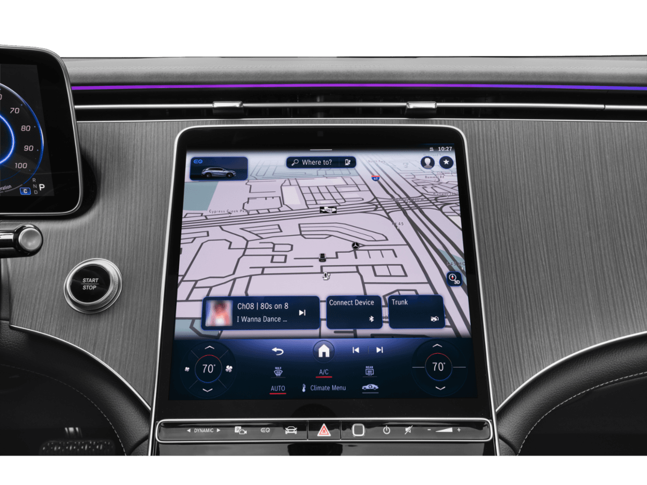 2027 Mercedes-Benz EQE EQE 320+ - Interior Navigation System