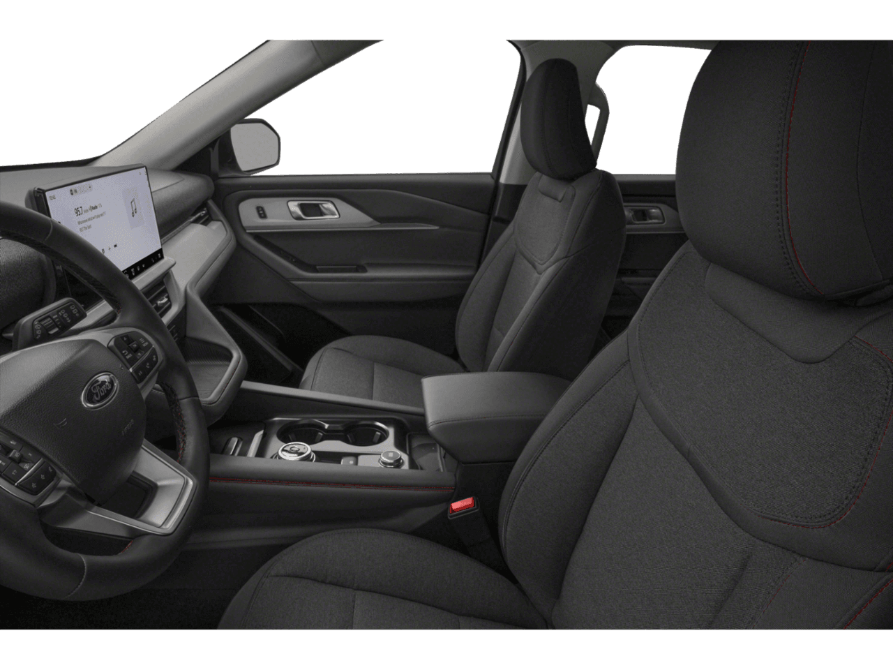 2027 Ford Explorer Active w/200A Pkg - Interior Driver's Side with Door Open, Front Seat Feature