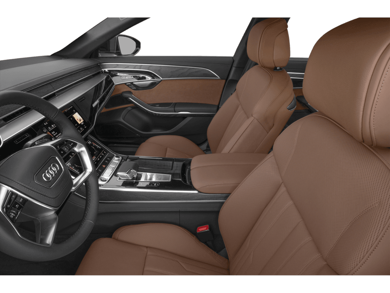 2027 Audi A8  - Interior Driver's Side with Door Open, Front Seat Feature