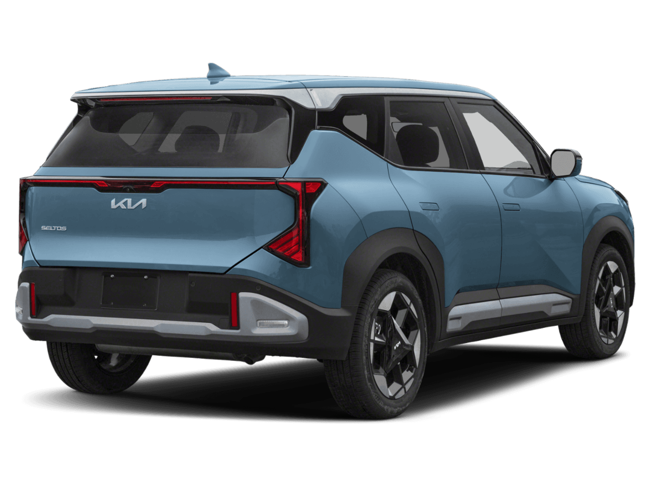 2027 Kia Seltos S - Rear 3/4, facing to the right