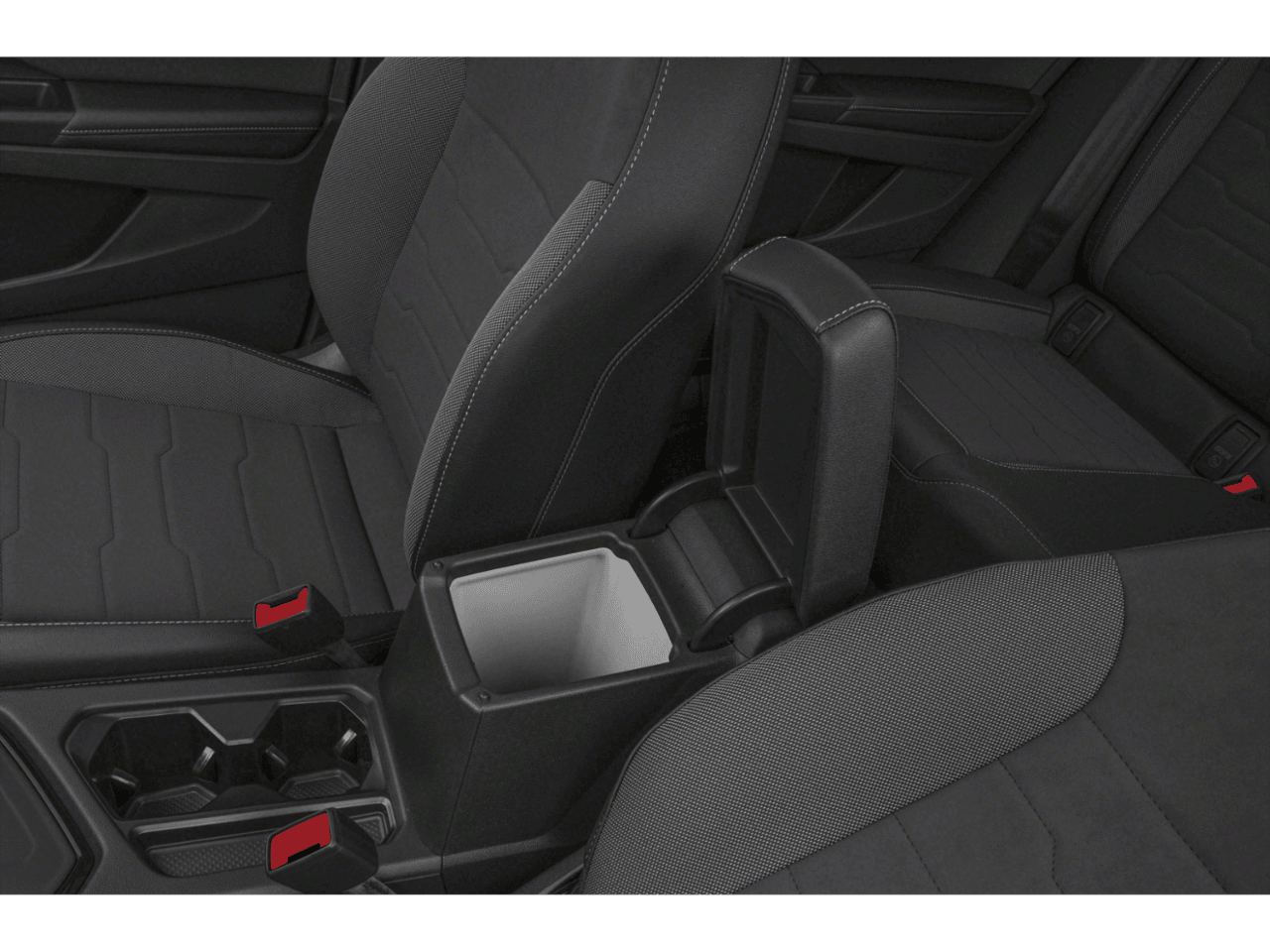 2027 Volkswagen Taos SE Black - Interior Center Storage Console