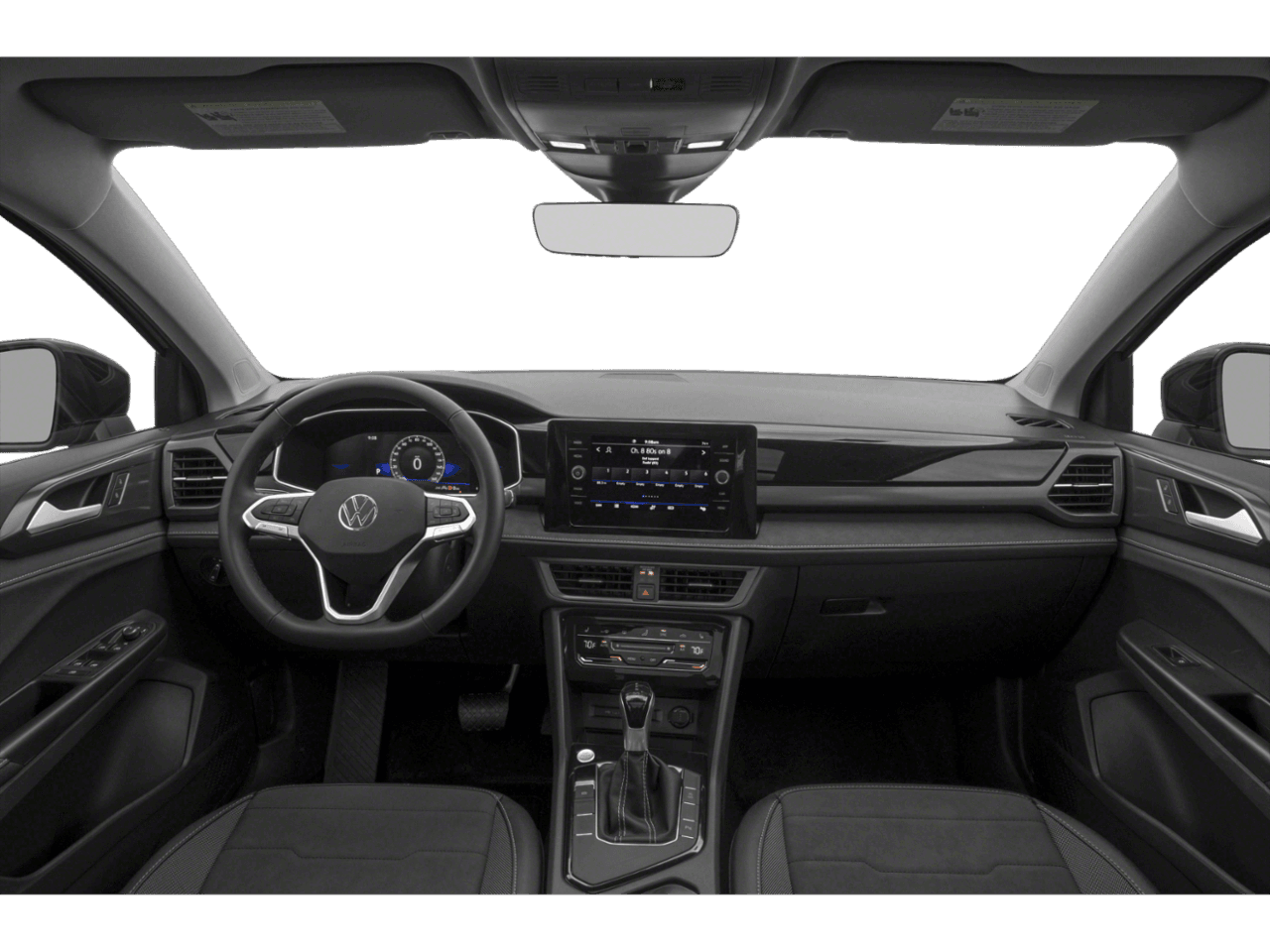 2027 Volkswagen Taos SE Black - Interior Full Dash Basic