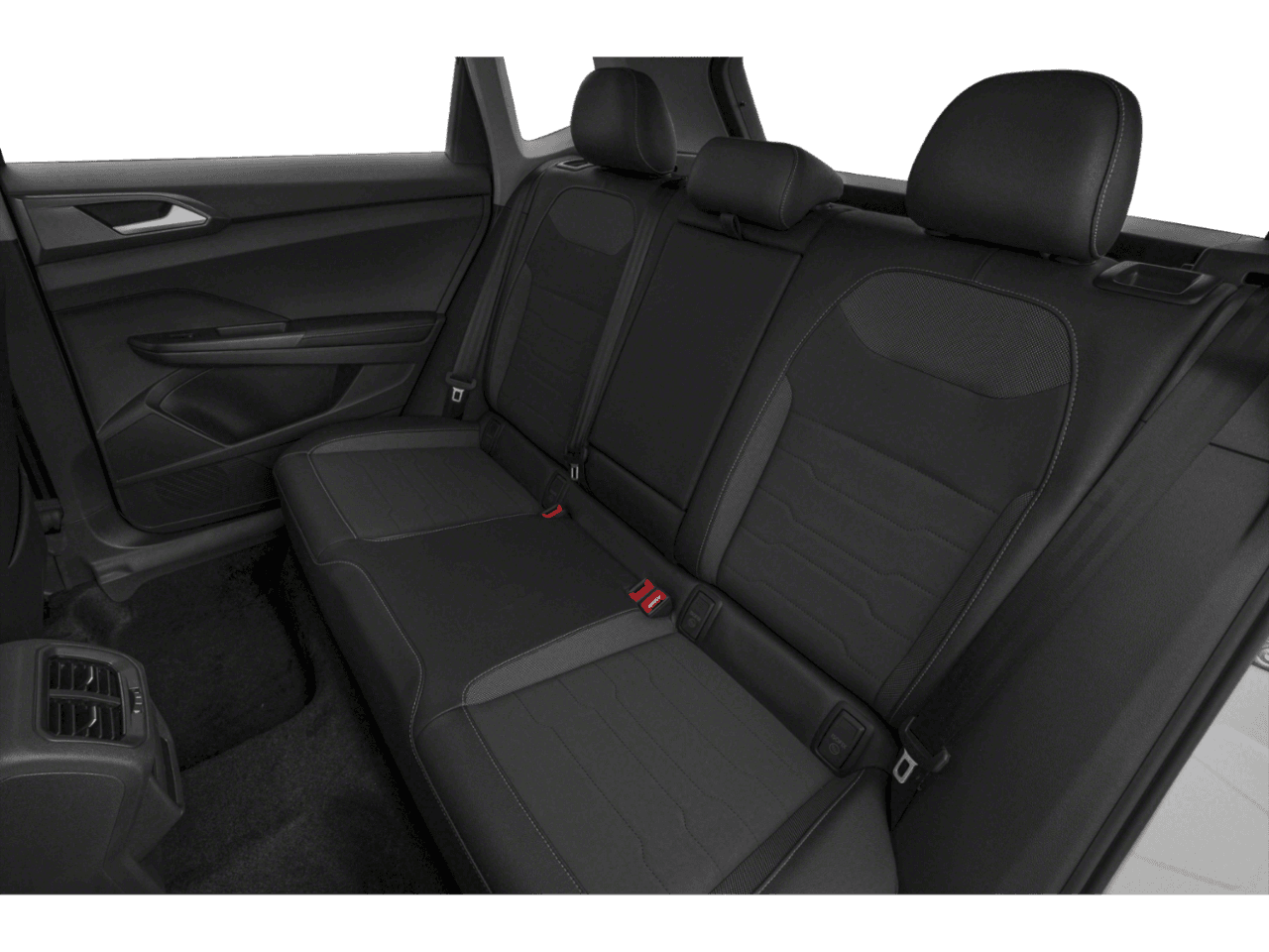2027 Volkswagen Taos SE Black - Interior Rear seats