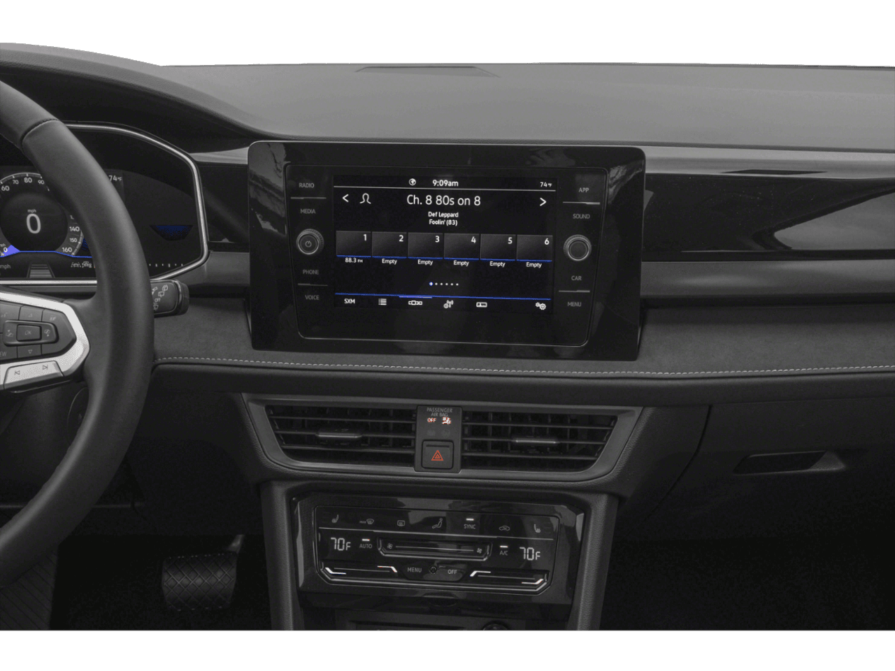 2027 Volkswagen Taos SE Black - Interior Stereo System