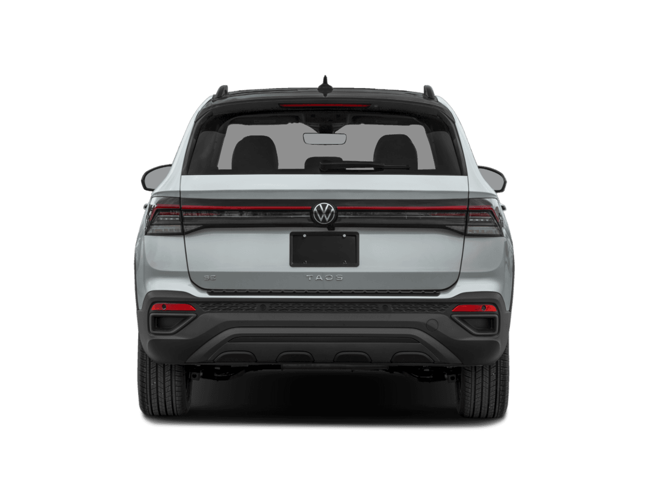 2027 Volkswagen Taos SE Black - Rear (full)