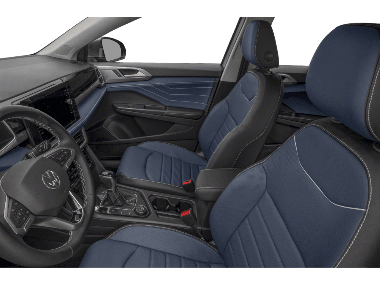 2027 Volkswagen Taos SEL - Interior Driver's Side with Door Open, Front Seat Feature
