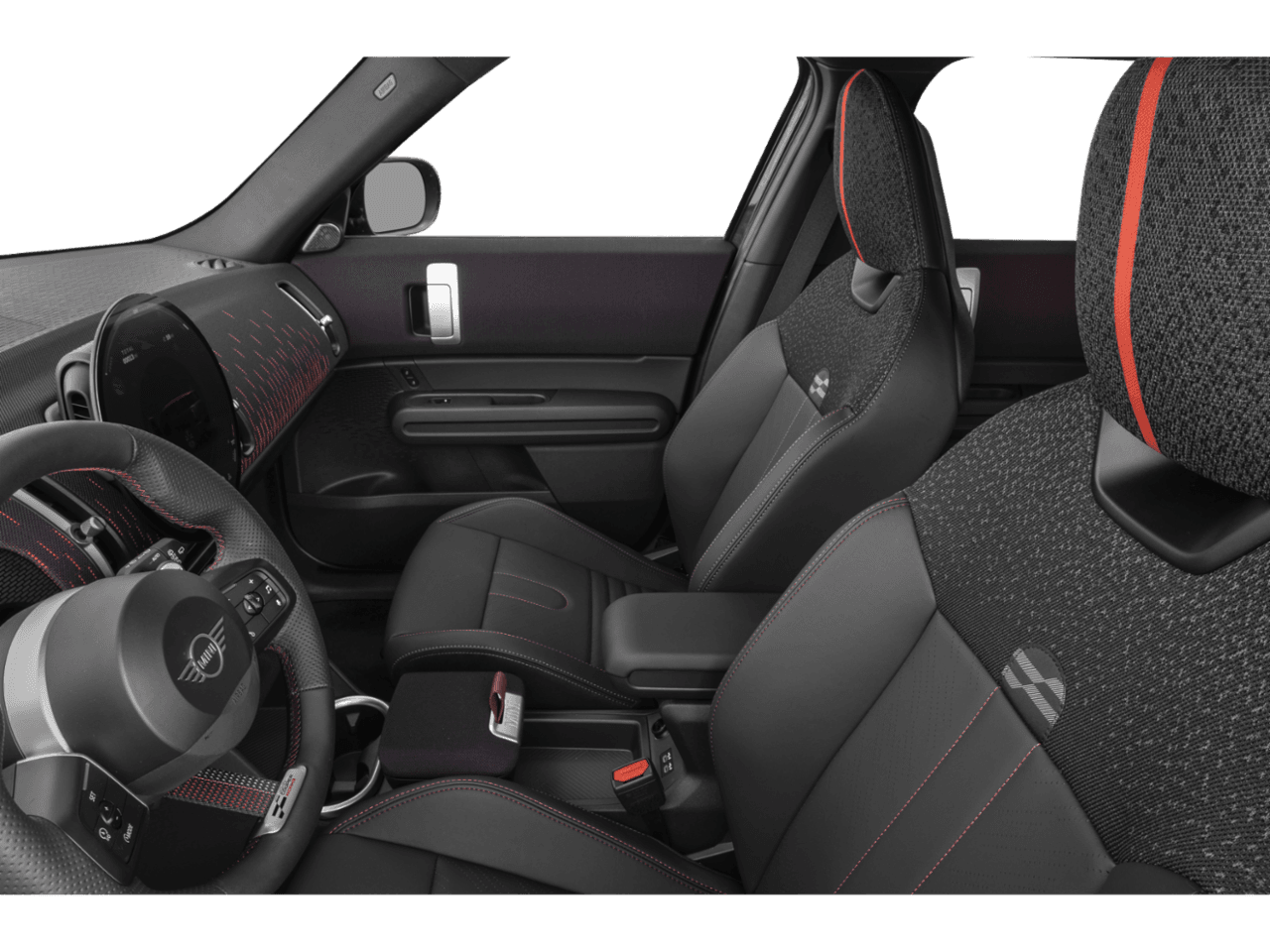 2027 MINI Countryman John Cooper Works - Interior Driver's Side with Door Open, Front Seat Feature