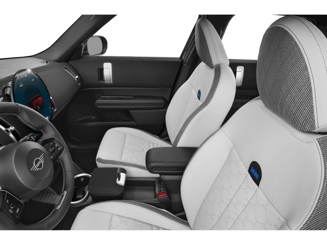 2027 MINI Countryman S Oxford Edition - Interior Driver's Side with Door Open, Front Seat Feature