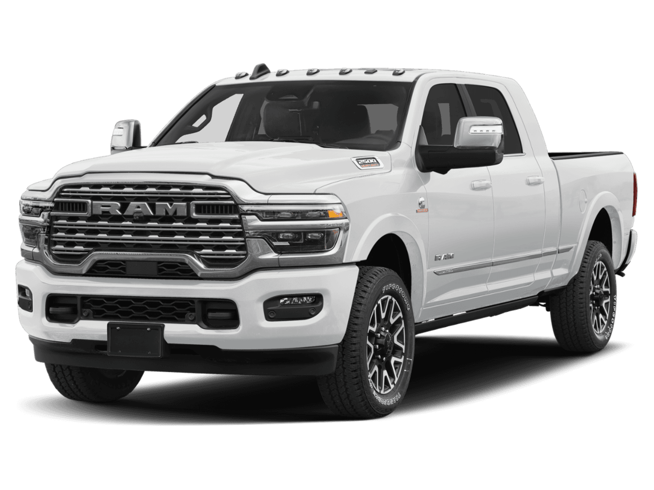 2027 Ram 2500 Longhorn - Front 3/4, facing to the left