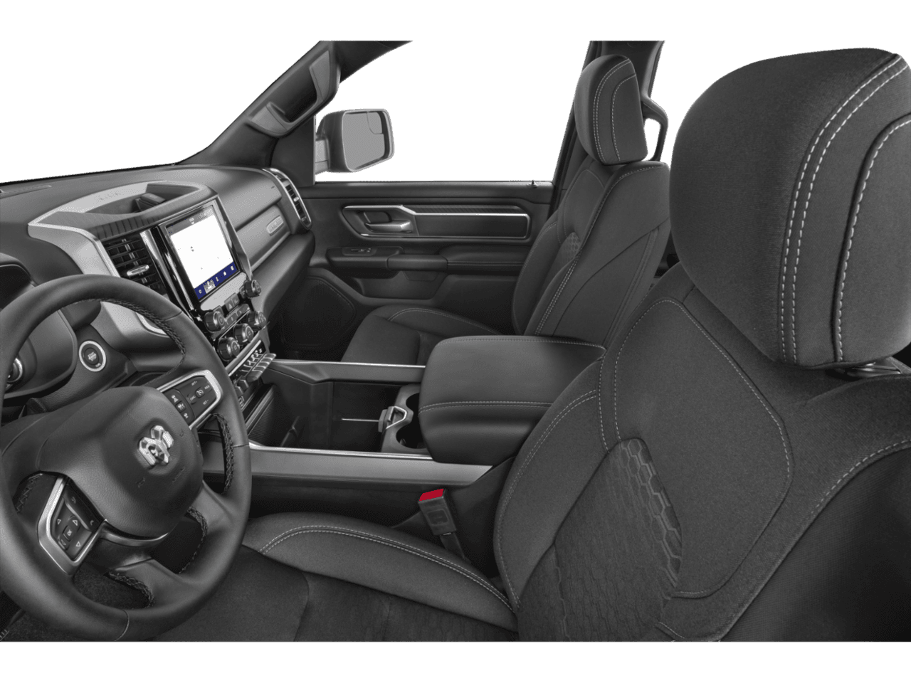 2027 Ram 1500 Lone Star - Interior Driver's Side with Door Open, Front Seat Feature